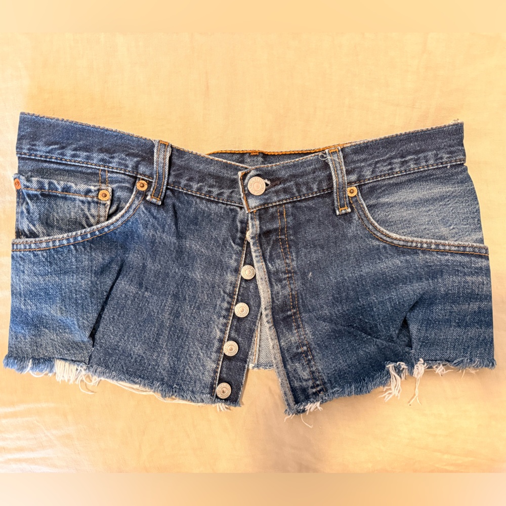 Levi's Denim Button-Up Bandeau